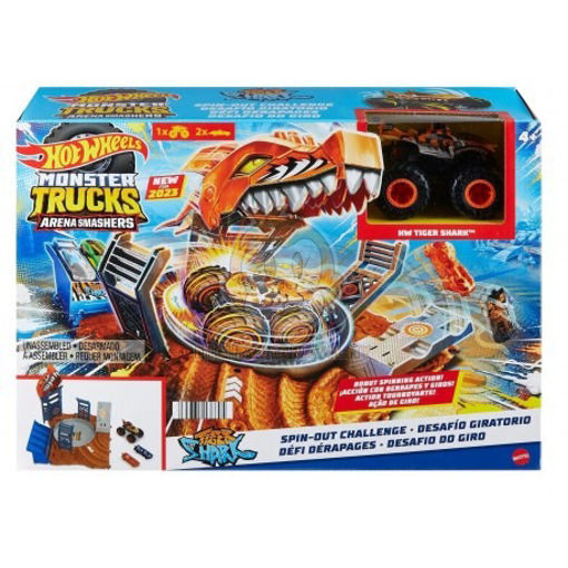 Picture of Hot Wheels Monster Trucks Tiger Shark Spin Out